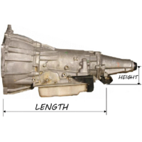 Gearbox Measurement Diagram - Please Call us with this Information